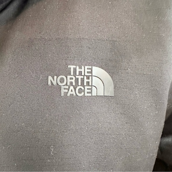 The North Face Women's Large Midweight Hooded Woodmont Parka Jacket Black EUC - Picture 6 of 9